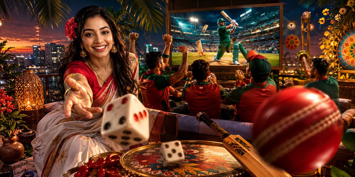A user opening a cricket betting account on Pohela Boishakh in Dhaka