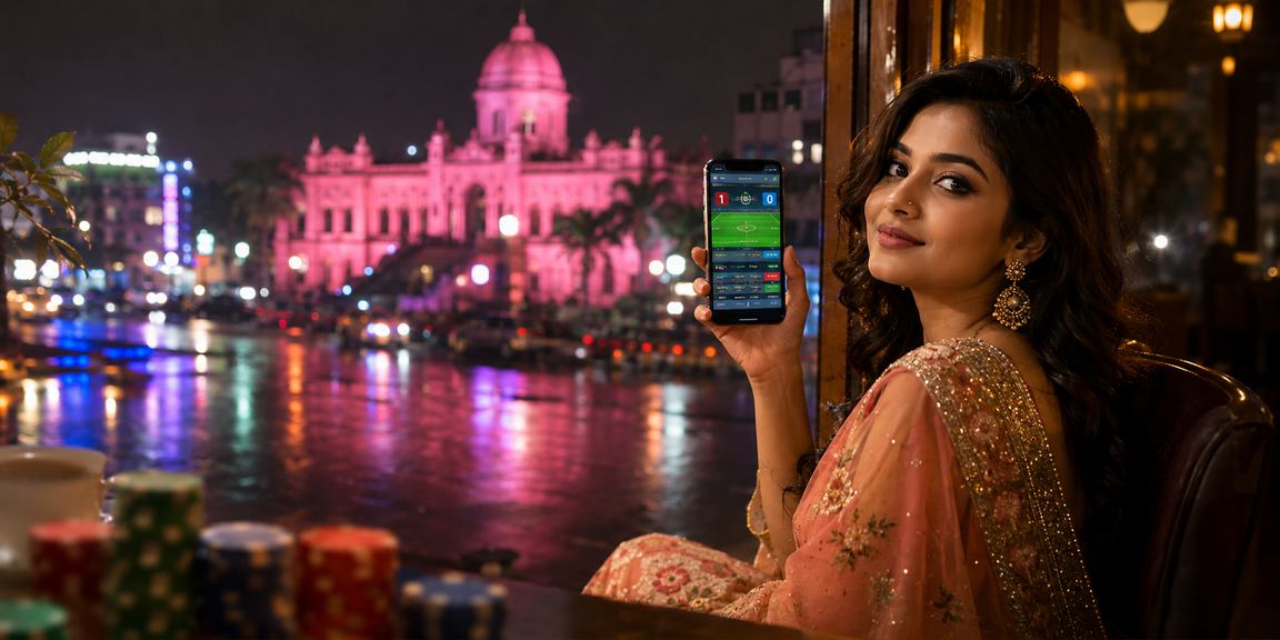 ঢাকায় মোবাইলে ক্যাসিনো গেম খেলছেন একজন ব্যবহারকারী